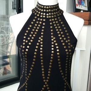 🥳 Black open shoulder. sweater dress. Large  INC